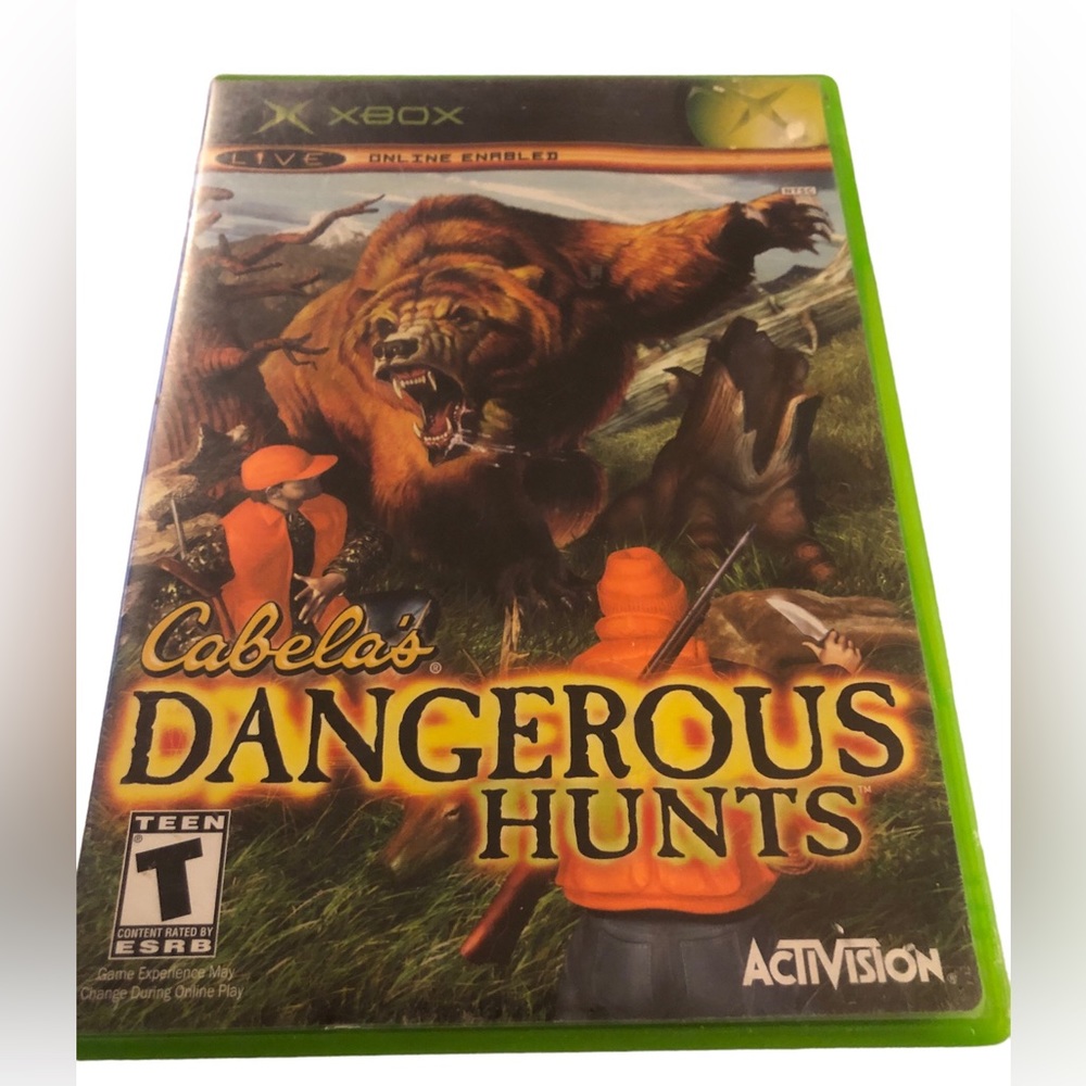 Cabela's Dangerous Hunts (Microsoft Xbox, 2003) Tested with manual